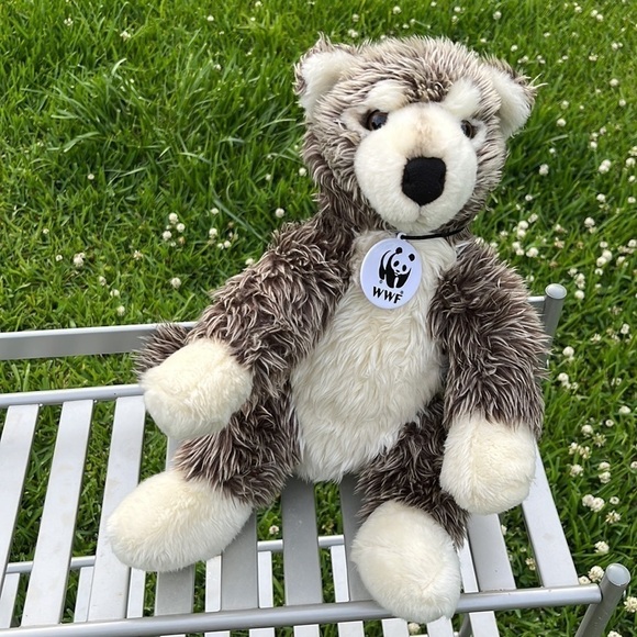 Build a Bear WWF collecti bear with Camo jacket - Picture 4 of 6